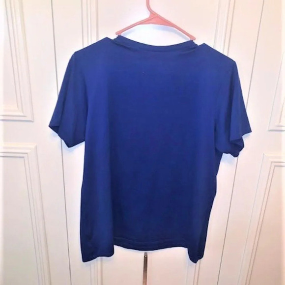 Under Armour pullover blue Bolles top‎ sz L EUC - Picture 4 of 5